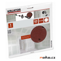 KREATOR KRT232009 brusný výsek 225mm 5ks G240