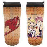 Cestovní hrnek Fairy Tail - Lucy, Natsu & Emblem, 0,355 l