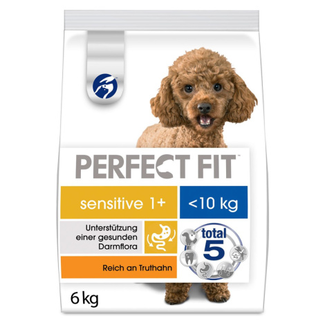 PERFECT FIT Sensitive Adult 1+ pro malé psy, krocan 6 kg