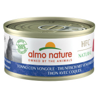 Almo Nature Natural HFC tuňák a mušle, 6 × 70 g