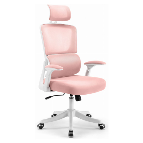 Růžové herní židle