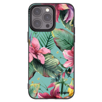 Silikonový černý obal pro Apple iPhone 15 Pro Max - Hawaii