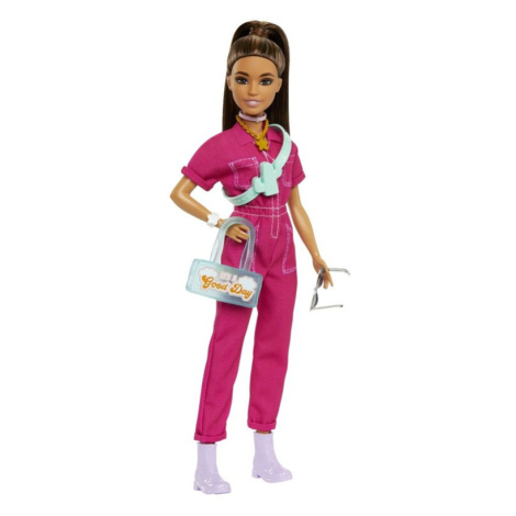MATTEL - Barbie deluxe módní panenka - v kalhotovém kostýmu