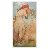 Obrazová reprodukce The Seasons: Summer, Mucha, Alphonse Marie, 22.2 × 40 cm