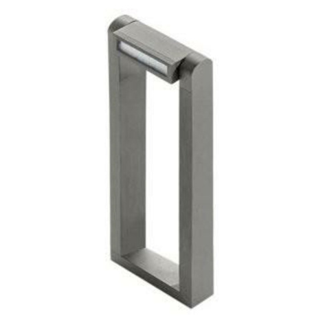 LED Venkovní sloupkové svítidlo AZzardo Frame 70 bright grey AZ2131 8W 800lm 3000K IP54 70cm svě