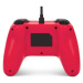 PowerA drátový herní ovladač malinově červený (Switch)