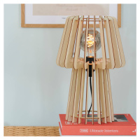 Nordlux Stolní lampa Groa, světlé dřevo