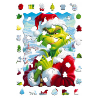 Puzzle Dřevěné pro dospělé děti Puzzled Premium Grinch 375 Dílků