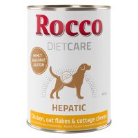 Rocco Diet Care 6 x 400 g konzervy / 1 kg granule - 10 % sleva - konzervy kuřecí s ovesnými vloč