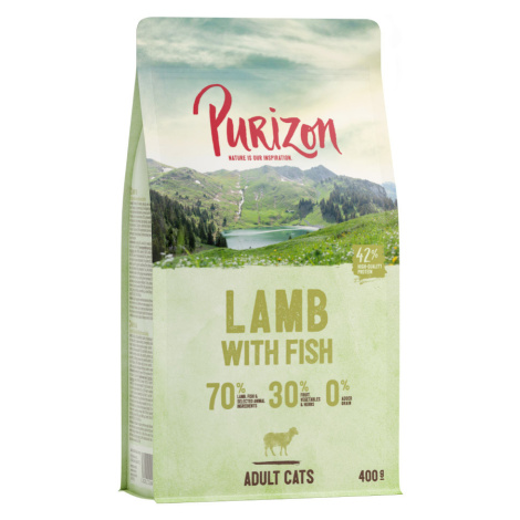 Purizon Adult jehněčí & ryba - bezobilné - 400 g