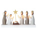 Bílá světelná dekorace s vánočním motivem Krubba – Star Trading