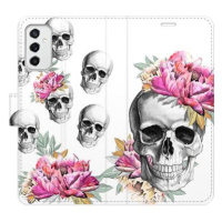 iSaprio flip pouzdro Crazy Skull pro Samsung Galaxy M52 5G