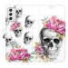 iSaprio flip pouzdro Crazy Skull pro Samsung Galaxy M52 5G