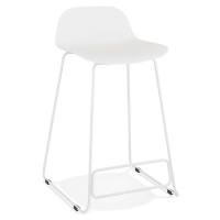 Bílá barová židle Kokoon Slade Mini, výška sedu 66 cm