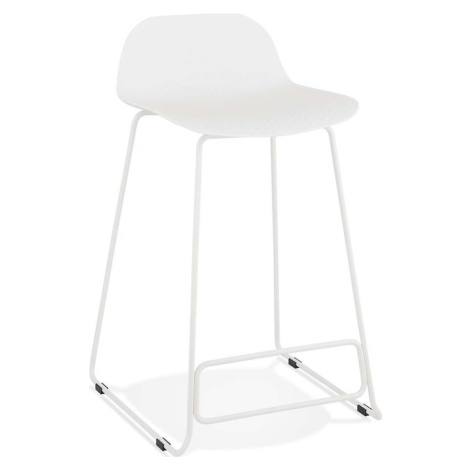 Bílá barová židle Kokoon Slade Mini, výška sedu 66 cm KoKoon Design