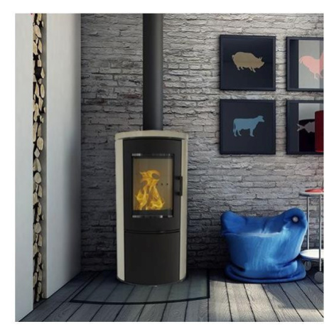 Kratki KOZA/AB/S/DR/BC - Krbová ocelová kamna KOZA/AB/S/DR/BC 8kW 150mm KOZA/AB/S/DR/CREMA