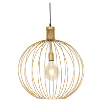 Designová závěsná lampa zlatá 50 cm - Wire Dos