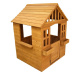 eliNeli Dětský dřevěný zahradní domek s truhlíky
