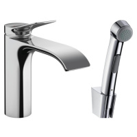 Umyvadlová baterie Hansgrohe Vivenis s bidetovou sprškou chrom 75210000