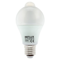 Retlux žárovka se soumrakovým a PIR senzorem RLL 317, LED A60, E27, 8W, teplá bílá - 50003802