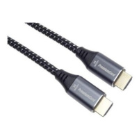 PremiumCord ULTRA HDMI 2.1 High Speed + Ethernet kabel 8K@60Hz,zlacené 1,5m