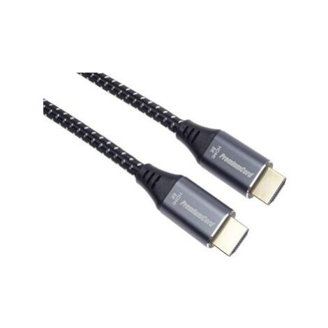 PremiumCord ULTRA HDMI 2.1 High Speed + Ethernet kabel 8K@60Hz,zlacené 1,5m