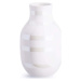 Bílá kameninová váza Kähler Design Omaggio, výška 12,5 cm