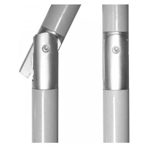 Doppler ACTIVE 280 cm -  automatický naklápěcí slunečník s klikou šedá (kód barvy 827)