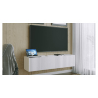 ArtExt Závěsný TV stolek JOY | 150 cm Barva: Biela (drážky)