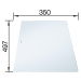 Blanco Krájecí deska AXIA III 497 x 350 sklo bílá