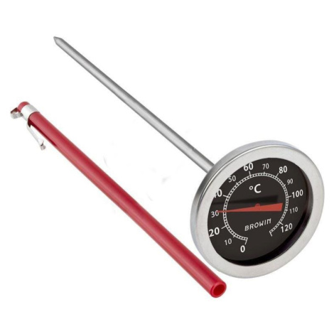 BROWIN Teploměr do udírny 0 - 120°C, nerezový