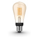 Chytrá LED žárovka Philips Hue Bluetooth ST64 / 7 W / E 27 / teplá bílá
