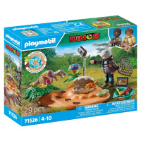 Playmobil 71526 stegosaurovo hnízdo se zlodějem vajíček