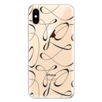 iSaprio Fancy - black pro iPhone XS