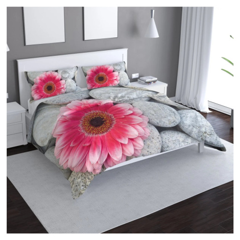 Povlečení Gerbera na kamenech - 140x220 / 90x70