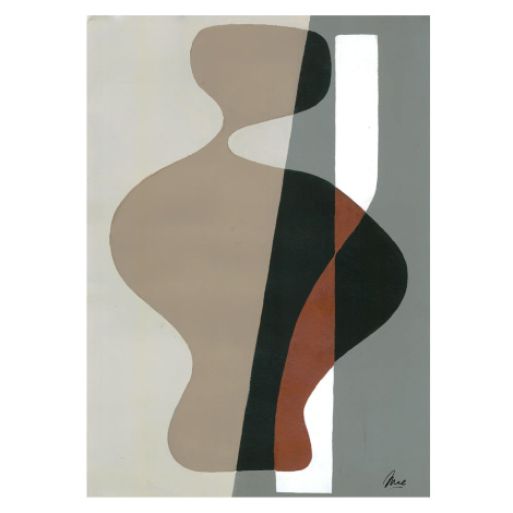 Paper Collective designové moderní obrazy La Femme 03 (70 x 100 cm)