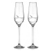 Diamante sklenice na šampaňské Venezia s krystaly Swarovski 230 ml 2KS