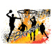 Plakát, Obraz - Basketball - Colour Splash, (91.5 x 61 cm)