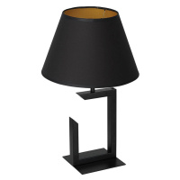 Luminex Stolní lampa 1xE27/60W/230V 45 cm černá/zlatá