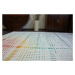 Dywany Lusczow Kusový koberec SCANDI 18216/063 - pásy kostkovaný