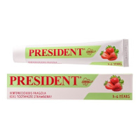 PresiDENT Zubní pasta gel děti 3-6let Jahoda 50ml