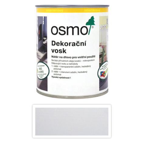 OSMO Dekorační vosk intenzivní odstíny 0.75 l Bílý mat 3186