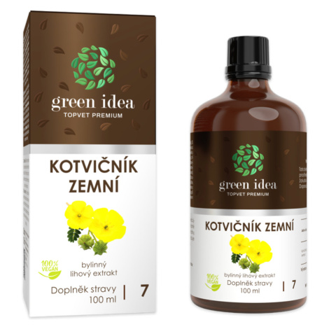 Green idea Kotvičník zemní tinktura - kapky