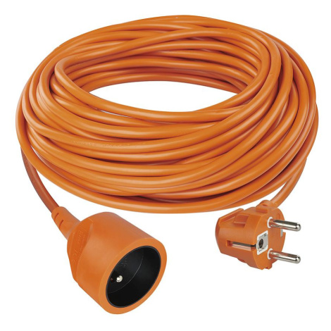 Prodlužovací kabel 20 m / 1 zásuvka / oranžový / PVC / 230 V / 1,5 mm2 BAUMAX