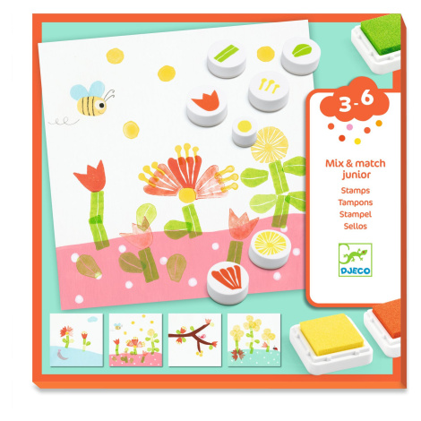 Djeco Razítkovací set Květiny