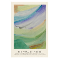 Obrazová reprodukce The Aura of Pisces (Astrology, Spirituality & Zodiac Series), 26.7 × 40 cm