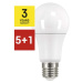 5 + 1 zdarma – LED žárovka Classic A60 / E27 / 14 W (100 W) / 1 521 lm / teplá bílá
