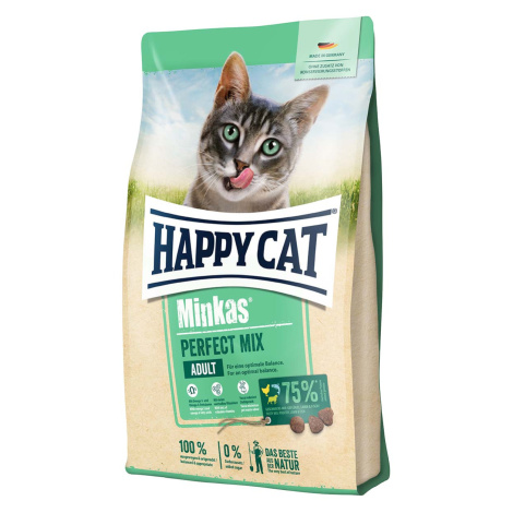 Happy Cat Minkas Perfect Mix drůbež, ryby a jehněčí 2× 10 kg