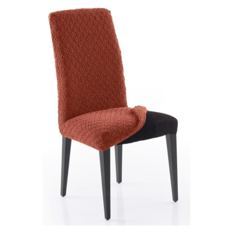 Forbyt, Potah elastický na celou židli, komplet 2 ks MARTIN teracotta