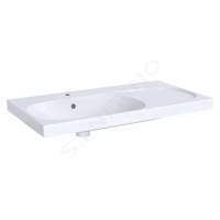 Geberit 500.625.01.2 - Umyvadlo 900x482 mm, otvor pro baterii, s přepadem, s odkládací plochou v